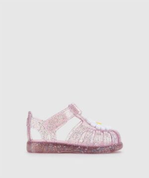 TOBBY FLOWER VELCRO - SANDALS