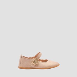 METALLIC MARY JANE BALLERINA