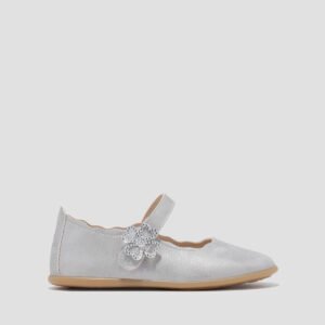 METALLIC MARY JANE BALLERINA