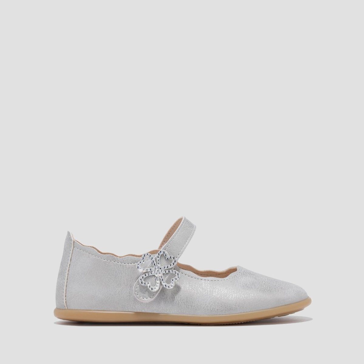 METALLIC MARY JANE BALLERINA