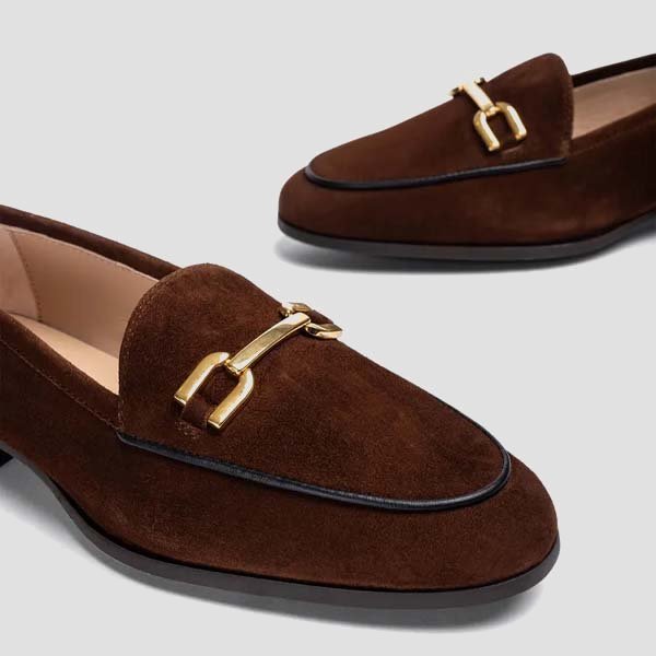 DALCY – LOW HEEL LOAFERS UNISA BRAND