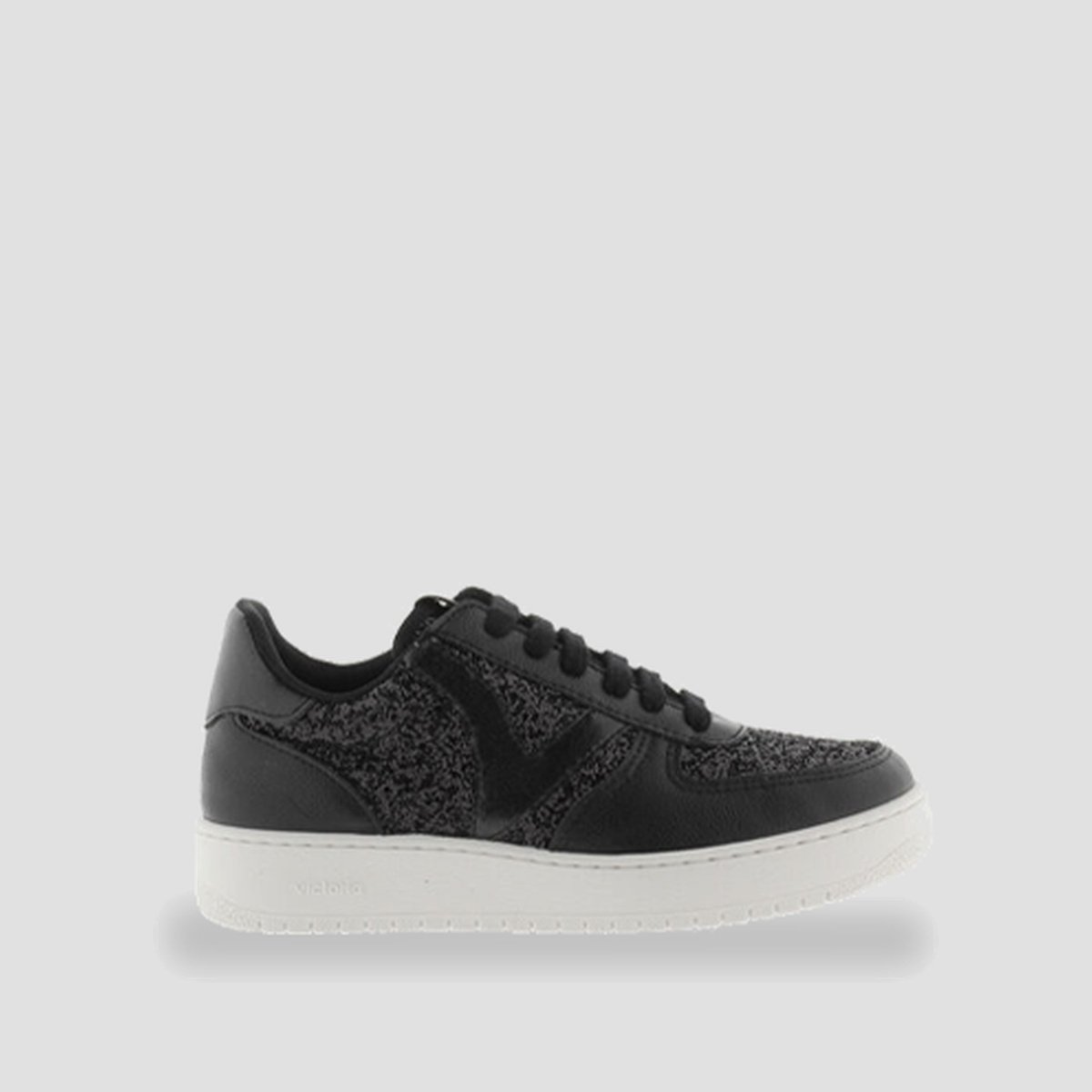 MADRID Black Glitter Sneakers