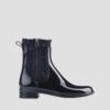 GLOSSY URBAN ZIPPER - RAIN BOOTS