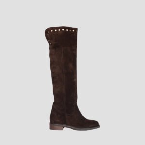 Over the knee brown