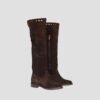 Over the knee brown