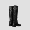 over the knee black