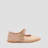 METALLIC MARY JANE BALLERINA