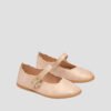 METALLIC MARY JANE BALLERINA