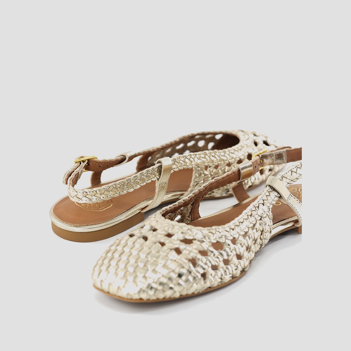 BREJO – BRAIDED FLAT SLING BACK